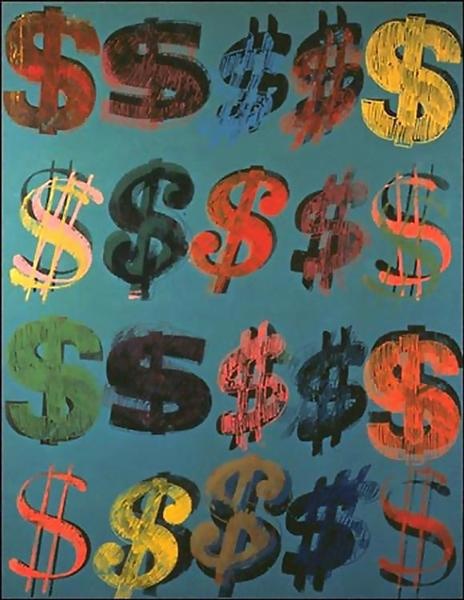 Znaki dolara, Andy Warhol 